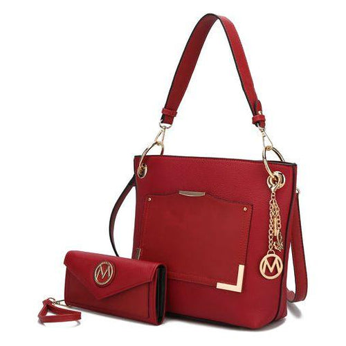 Load image into Gallery viewer, MKF Collection Grace Vegan Leather Women Tote Bag with Wallet
