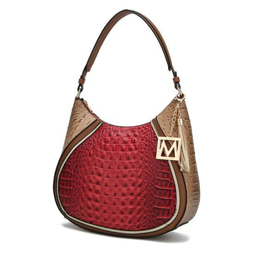 Load image into Gallery viewer, Nayra Embossed Hobo Bag
