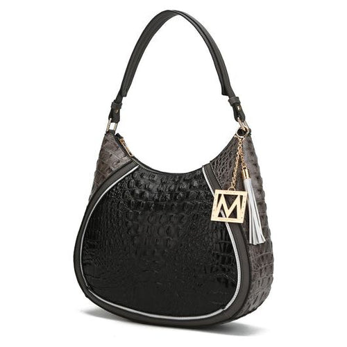 Load image into Gallery viewer, Nayra Embossed Hobo Bag
