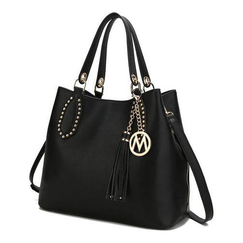 Load image into Gallery viewer, Lana Vegan Leather Satchel Bag
