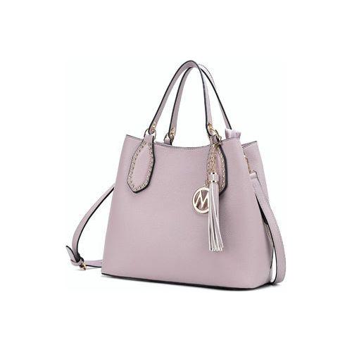 Load image into Gallery viewer, Lana Vegan Leather Satchel Bag
