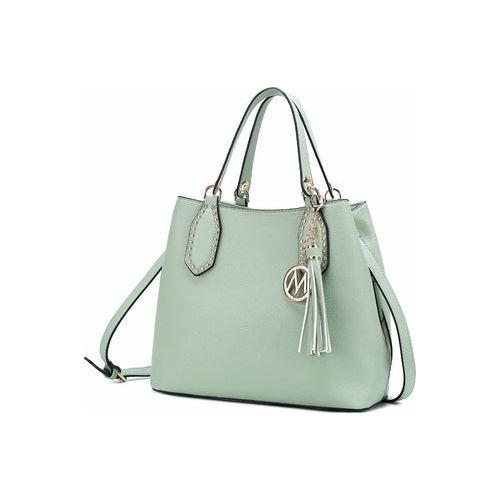 Load image into Gallery viewer, Lana Vegan Leather Satchel Bag
