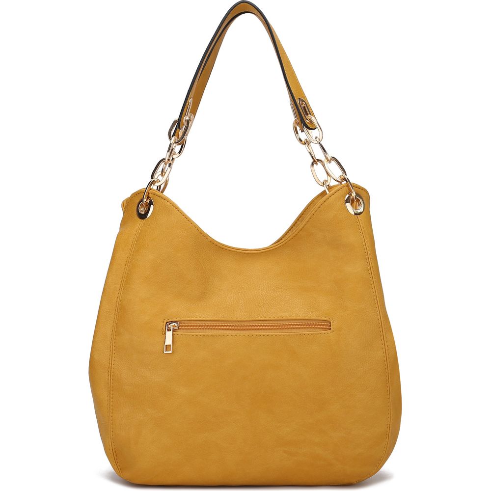 MKF Collection Ashley Hobo Bag and Wristlet Set by Mia K