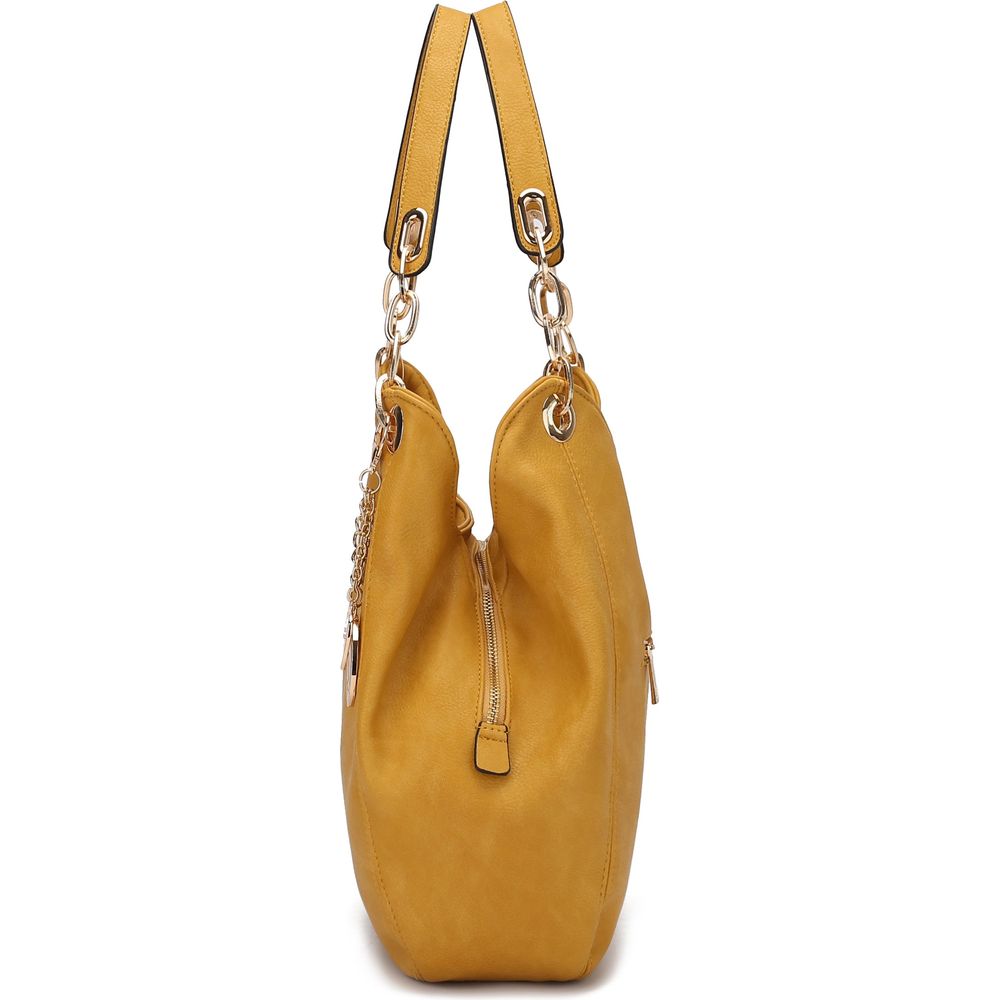 MKF Collection Ashley Hobo Bag and Wristlet Set by Mia K