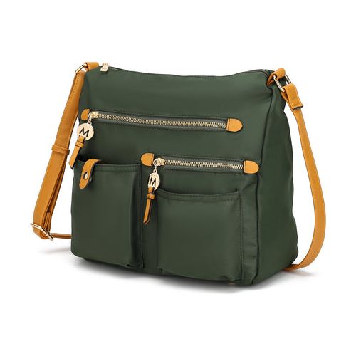 Load image into Gallery viewer, MKF Collection Serena Color-Block Nylon Women Shoulder Bag by Mia K
