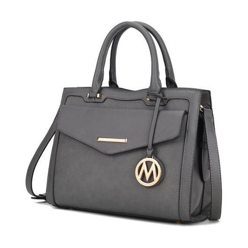 Load image into Gallery viewer, Mia K. Alyssa Satchel - Elegant Vegan Leather Handbag
