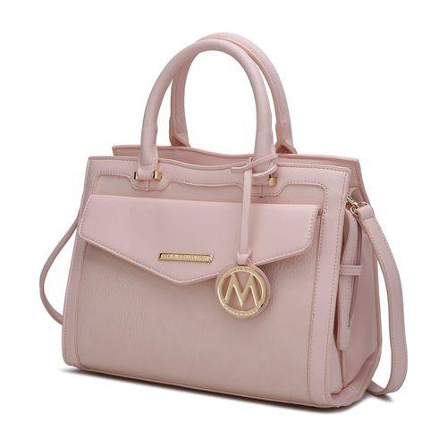 Load image into Gallery viewer, Mia K. Alyssa Satchel - Elegant Vegan Leather Handbag
