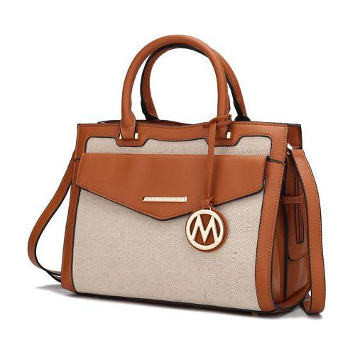 Load image into Gallery viewer, Mia K. Alyssa Satchel - Elegant Vegan Leather Handbag
