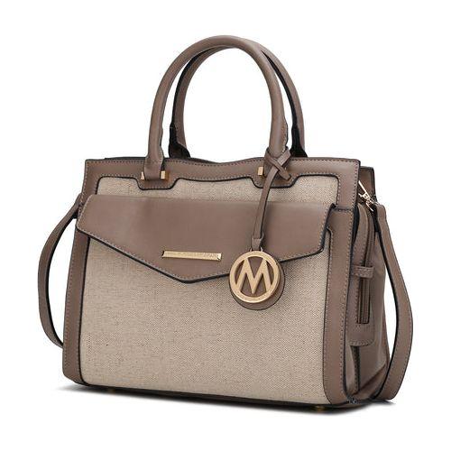 Load image into Gallery viewer, Mia K. Alyssa Satchel - Elegant Vegan Leather Handbag
