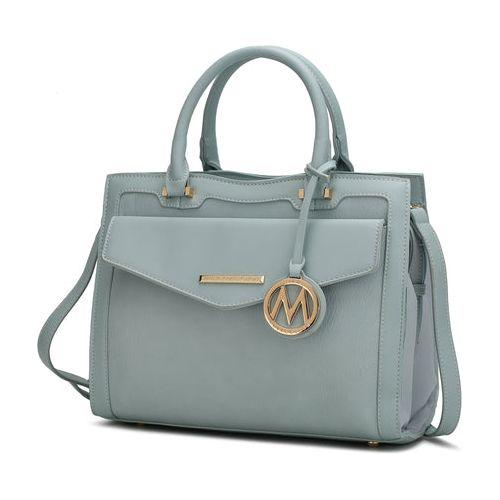 Load image into Gallery viewer, Mia K. Alyssa Satchel - Elegant Vegan Leather Handbag
