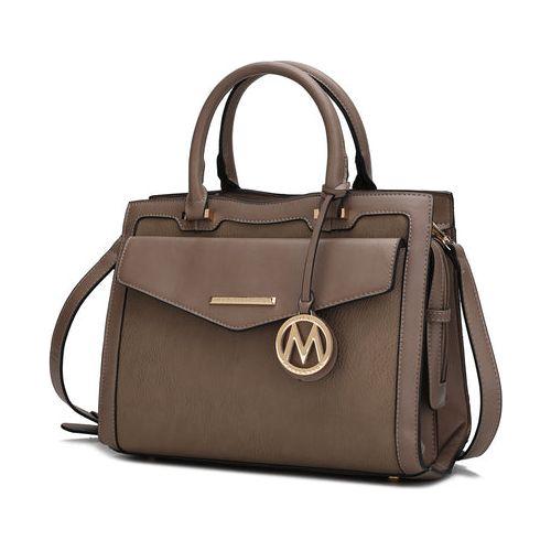 Load image into Gallery viewer, Mia K. Alyssa Satchel - Elegant Vegan Leather Handbag
