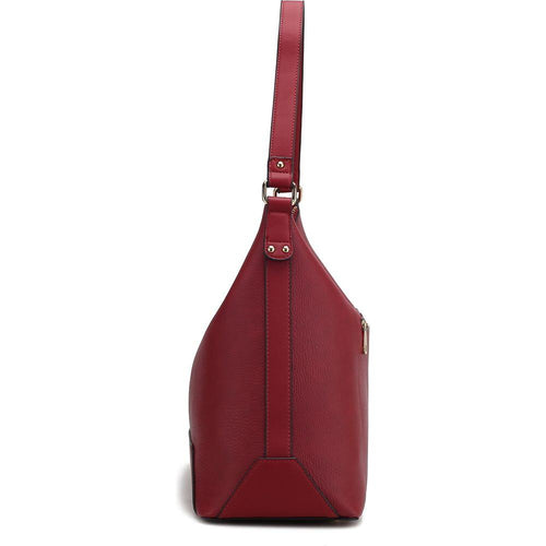 Load image into Gallery viewer, Mia K. Graciela Hobo Handbag - Elegantly Crafted Color-Block Vegan Leather
