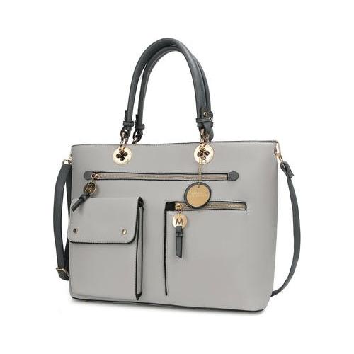 MKF Collection Julia Color-Block Women Satchel Bag