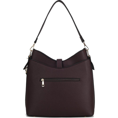 Load image into Gallery viewer, MKF Collection Geneva Vegan Leather Shoulder Bag by Mia K
