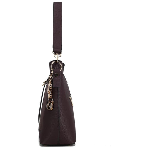 Load image into Gallery viewer, MKF Collection Geneva Vegan Leather Shoulder Bag by Mia K
