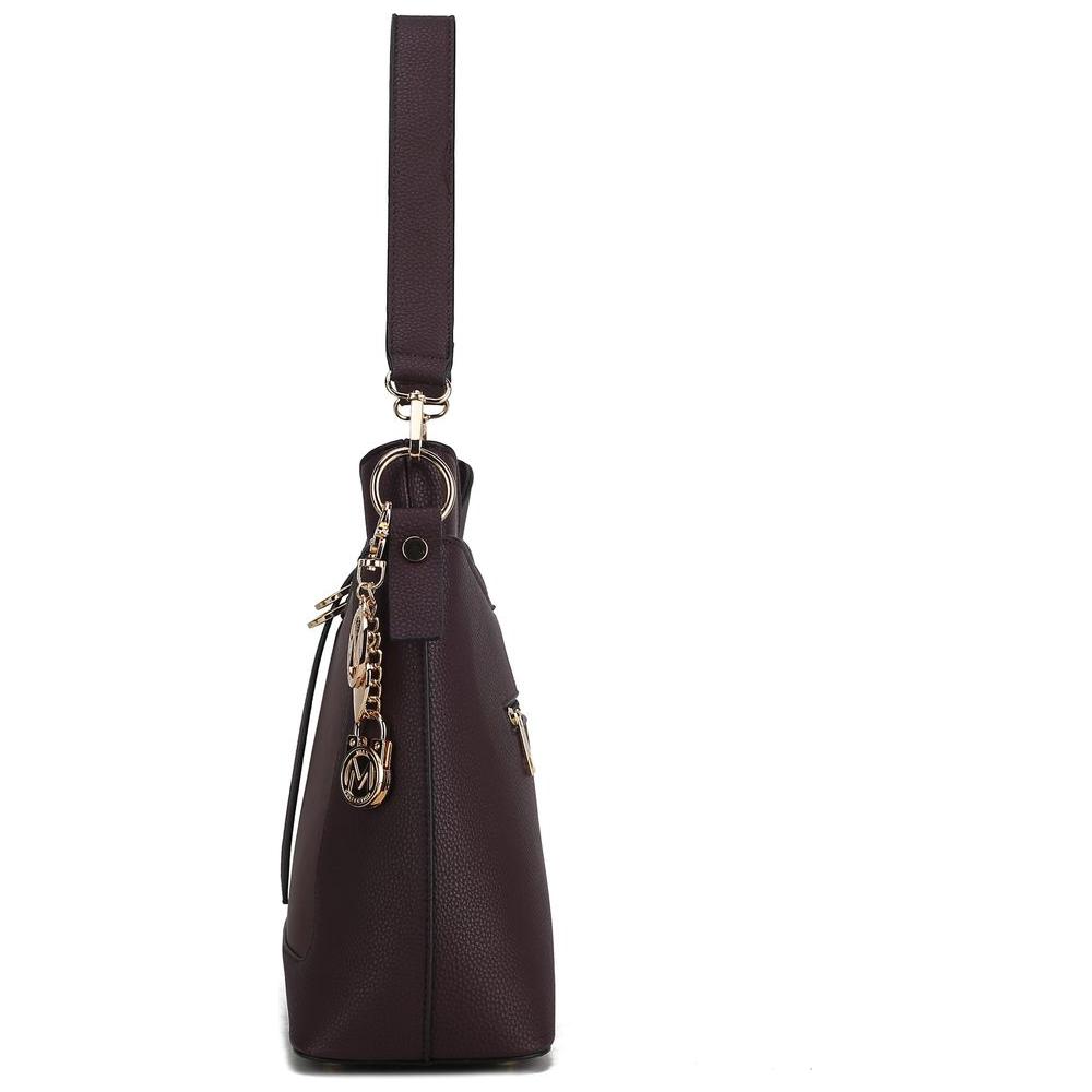 MKF Collection Geneva Vegan Leather Shoulder Bag by Mia K