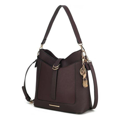 Load image into Gallery viewer, MKF Collection Geneva Vegan Leather Shoulder Bag by Mia K
