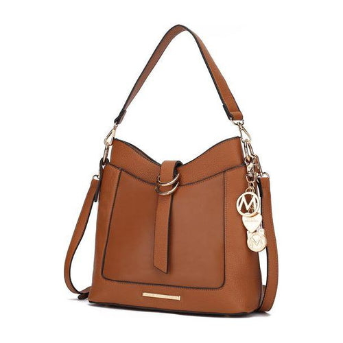 Load image into Gallery viewer, MKF Collection Geneva Vegan Leather Shoulder Bag by Mia K
