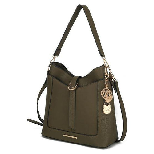 Load image into Gallery viewer, MKF Collection Geneva Vegan Leather Shoulder Bag by Mia K: Elegance Redefined
