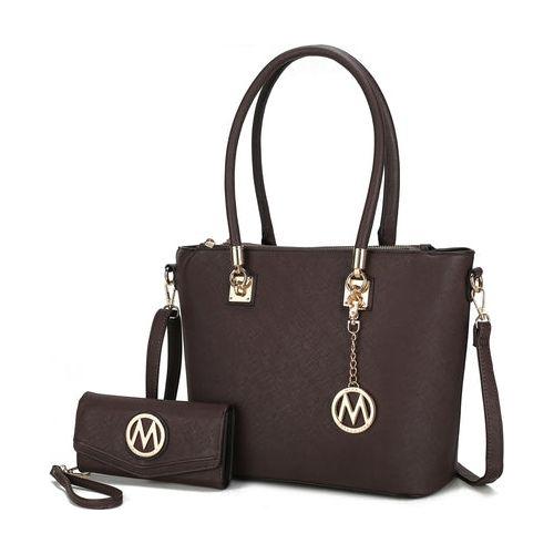 Load image into Gallery viewer, Mia K. Vanessa Tote &amp; Wallet Set Handbag for Women
