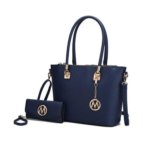 Load image into Gallery viewer, Mia K. Vanessa Tote &amp; Wallet Set Handbag for Women
