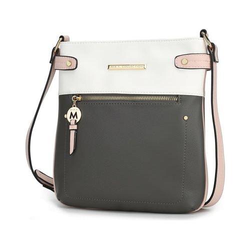 Load image into Gallery viewer, MKF Collection Camilla Crossbody Handbag Women by Mia K
