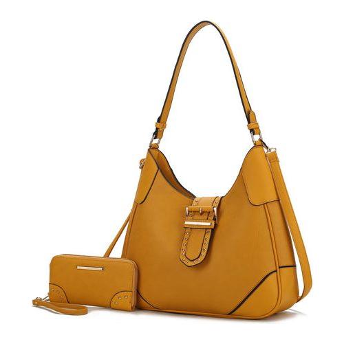 Load image into Gallery viewer, Juliette Vegan Leather Women Shoulder Bag with Matching Wallet
