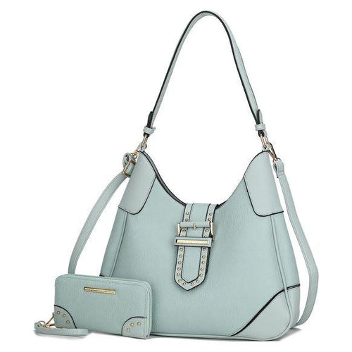 Load image into Gallery viewer, Juliette Vegan Leather Women Shoulder Bag with Matching Wallet
