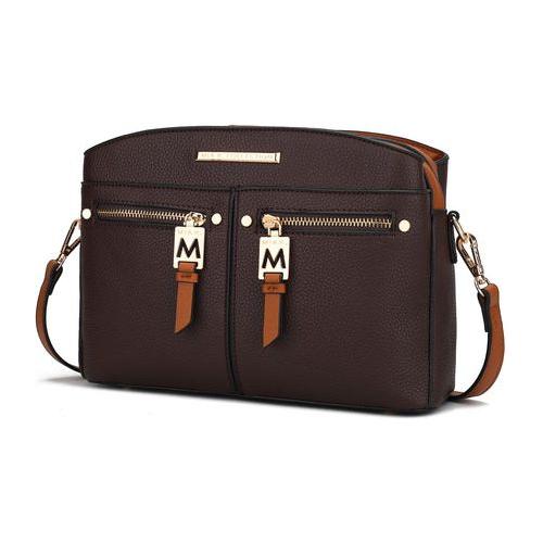 Load image into Gallery viewer, Mia K. Zoely Cross-body: Luxury Vegan Leather Handbag
