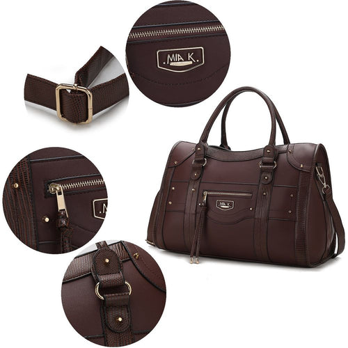 Load image into Gallery viewer, Patricia Vegan Leather Women Duffle Bag
