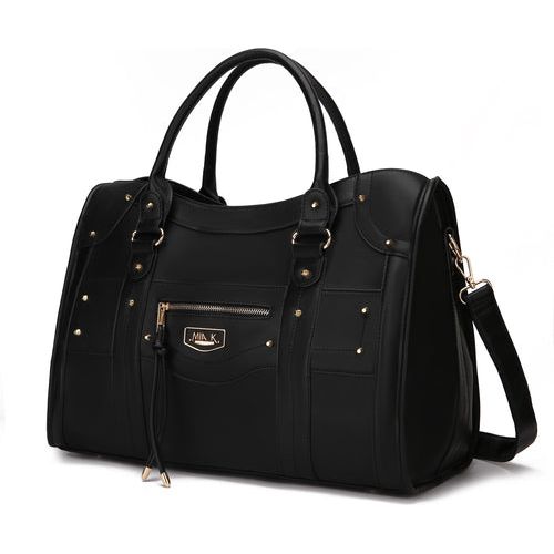 Load image into Gallery viewer, Patricia Vegan Leather Women Duffle Bag
