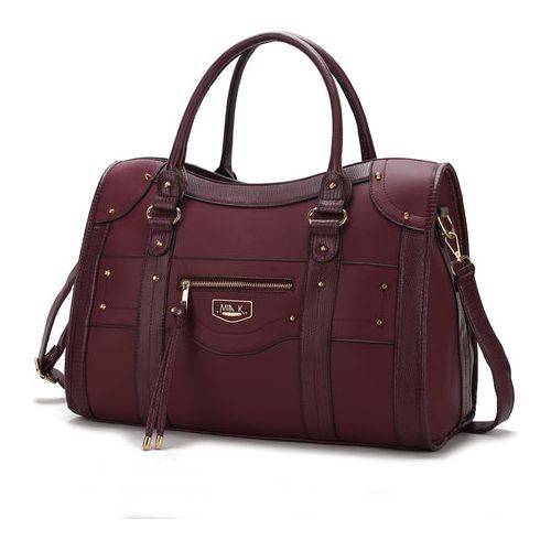 Load image into Gallery viewer, Patricia Vegan Leather Women Duffle Bag
