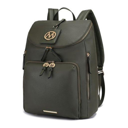 Load image into Gallery viewer, Angela Large Backpack Vegan Leather
