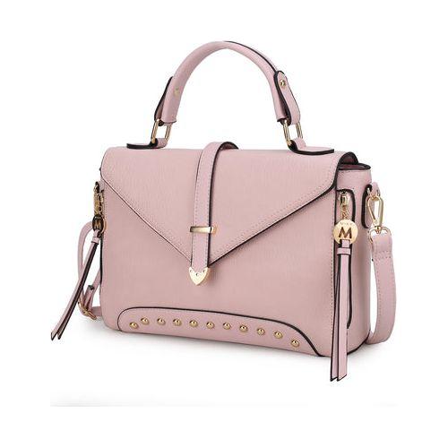 Load image into Gallery viewer, Angela Vegan Leather Women Satchel Bag
