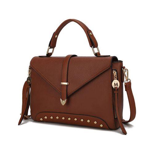 Load image into Gallery viewer, Angela Vegan Leather Women Satchel Bag
