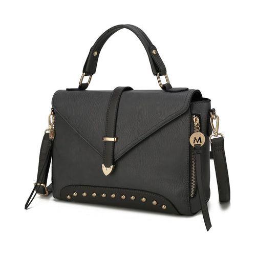 Load image into Gallery viewer, Angela Vegan Leather Women Satchel Bag
