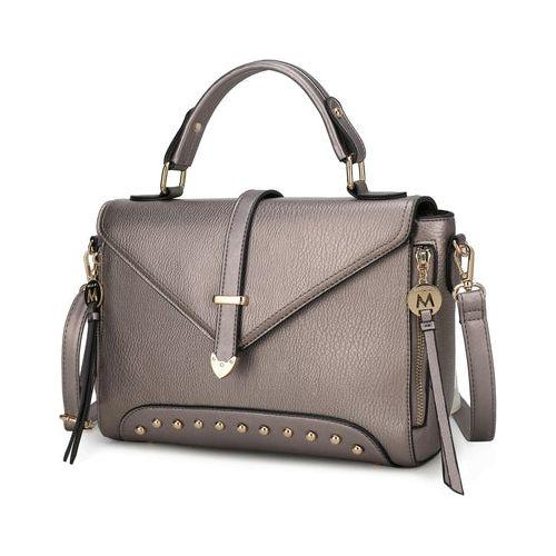 Load image into Gallery viewer, Angela Vegan Leather Women Satchel Bag
