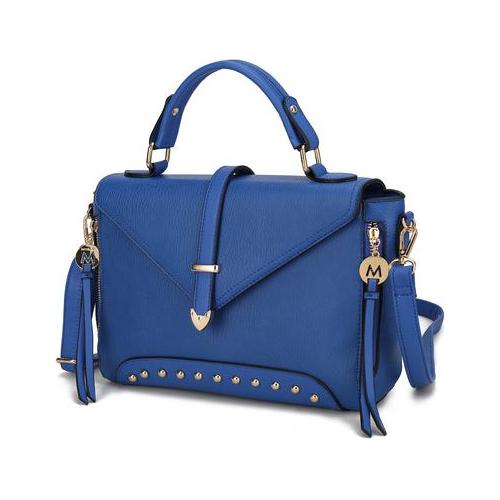 Load image into Gallery viewer, Angela Vegan Leather Women Satchel Bag
