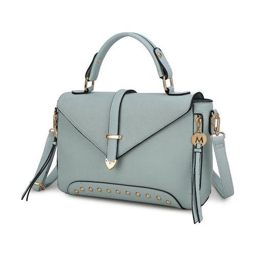 Load image into Gallery viewer, Angela Vegan Leather Women Satchel Bag
