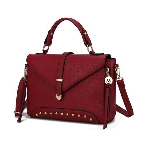 Load image into Gallery viewer, Angela Vegan Leather Women Satchel Bag
