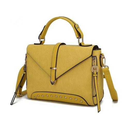 Load image into Gallery viewer, Angela Vegan Leather Women Satchel Bag
