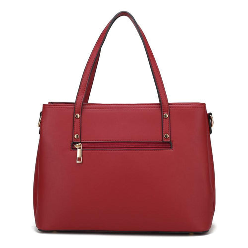 Load image into Gallery viewer, Quinn Triple Compartment Color Block Tote Handbag for Women
