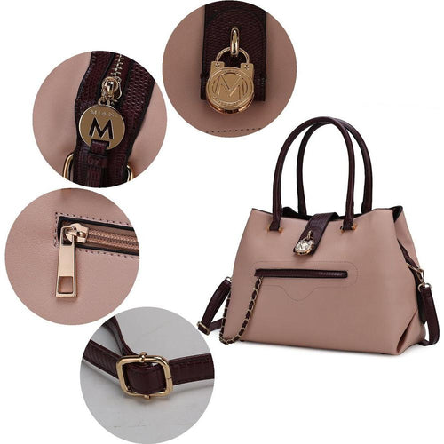 Load image into Gallery viewer, Mia K MKF Edith Tote Handbag with Wallet - A Statement of Elegance
