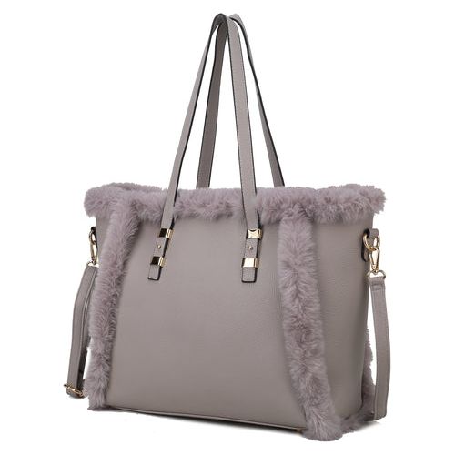 Load image into Gallery viewer, MKF Collection Liza Tote Handbag - A Luxurious Vegan Leather Masterpiece
