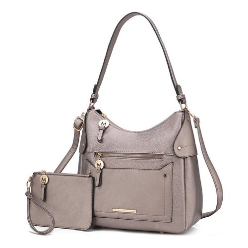 Load image into Gallery viewer, Maeve Vegan Leather Women Shoulder Bag with Wristlet Pouch
