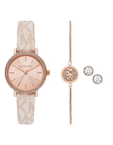 MICHAEL KORS Mod. ADDYSON Special Pack + Bracelet + Earrings-0