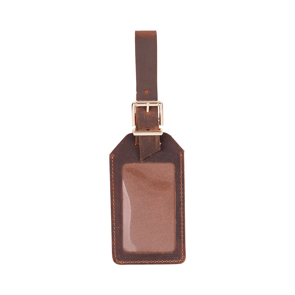 Uno Leather Luggage Tag-1