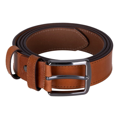 Load image into Gallery viewer, Globe Genuine Leather Belt – Handmade Premium Men’s Belt with Heavy-Duty Metal Buckle-1
