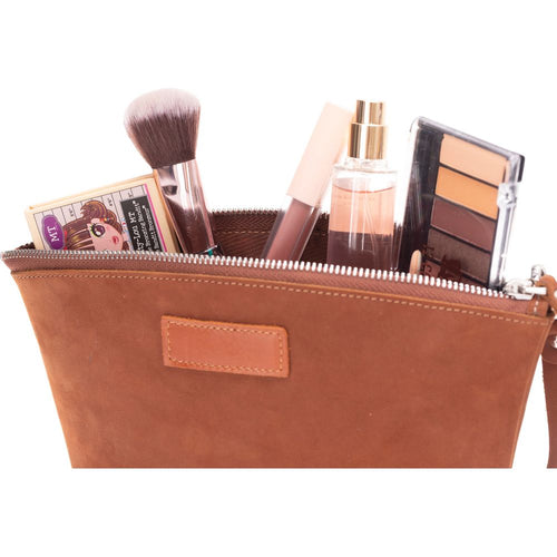 Load image into Gallery viewer, Avondale Premium Leather Dopp Kit - Travel Makeup Bag for Men &amp; Women-3
