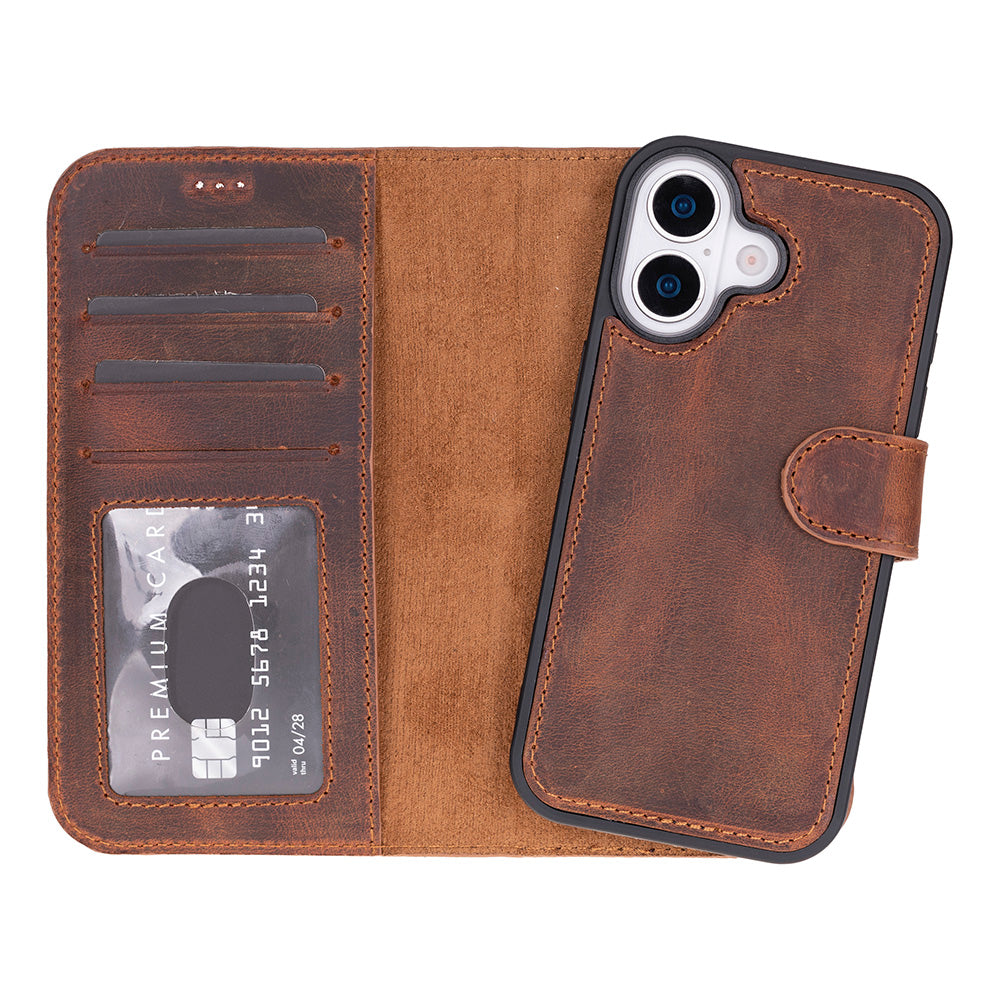 Magic iPhone 17 Leather Detachable Wallet Case-7